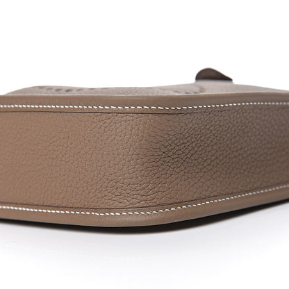Hermes Taurillon Clemence Amazone Evelyne TPM Etoupe Bleu Indigo 10 of 11