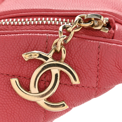 Chanel Caviar Quilted Business Affinity Waist Belt Bag Pink 14 of 14