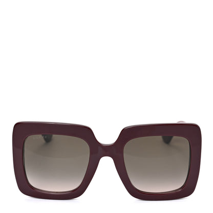 Gucci Acetate Oversize Sunglasses GG0328S Red 2 of 7