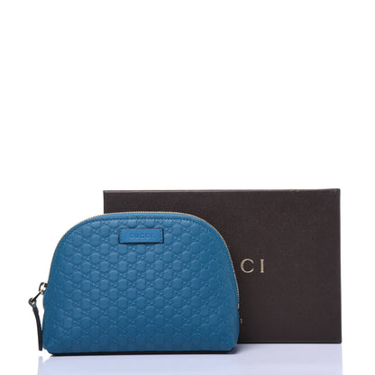Gucci Microguccissima GG Cosmetic Case Deep Cobalt 15 of 15