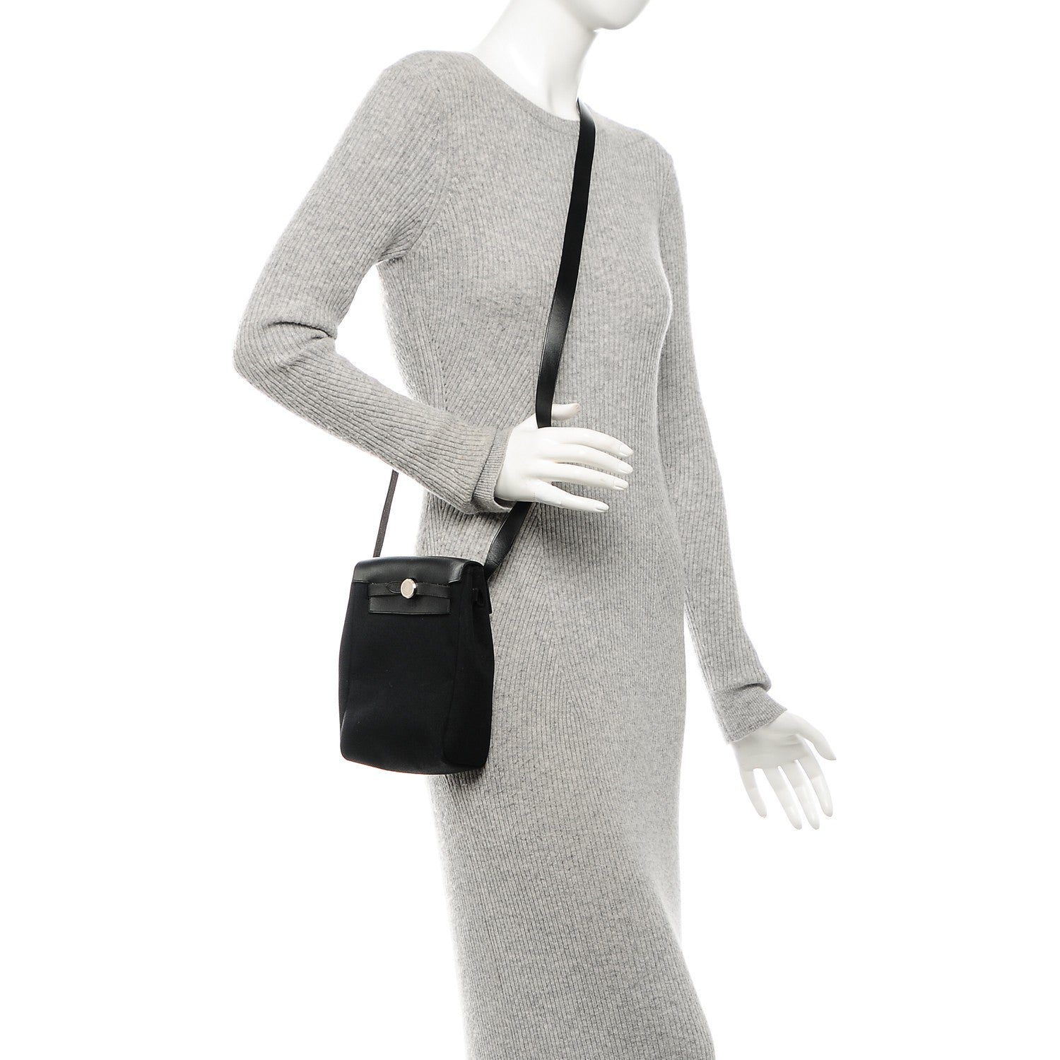 Hermes Toile Herbag TPM Natural Black 2 of 7