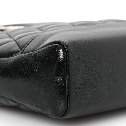 Chanel Shiny Quilted Mini 31 Shopping Bag Black 9 of 10