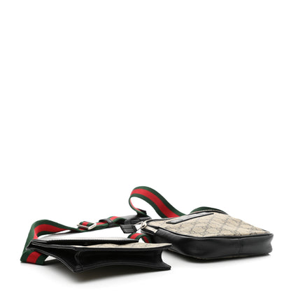 Gucci GG Supreme Monogram Web Belt Bag Dark Brown 4 of 10