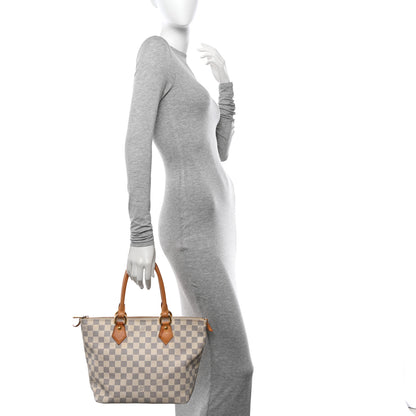 Louis Vuitton Damier Azur Saleya PM 2 of 19