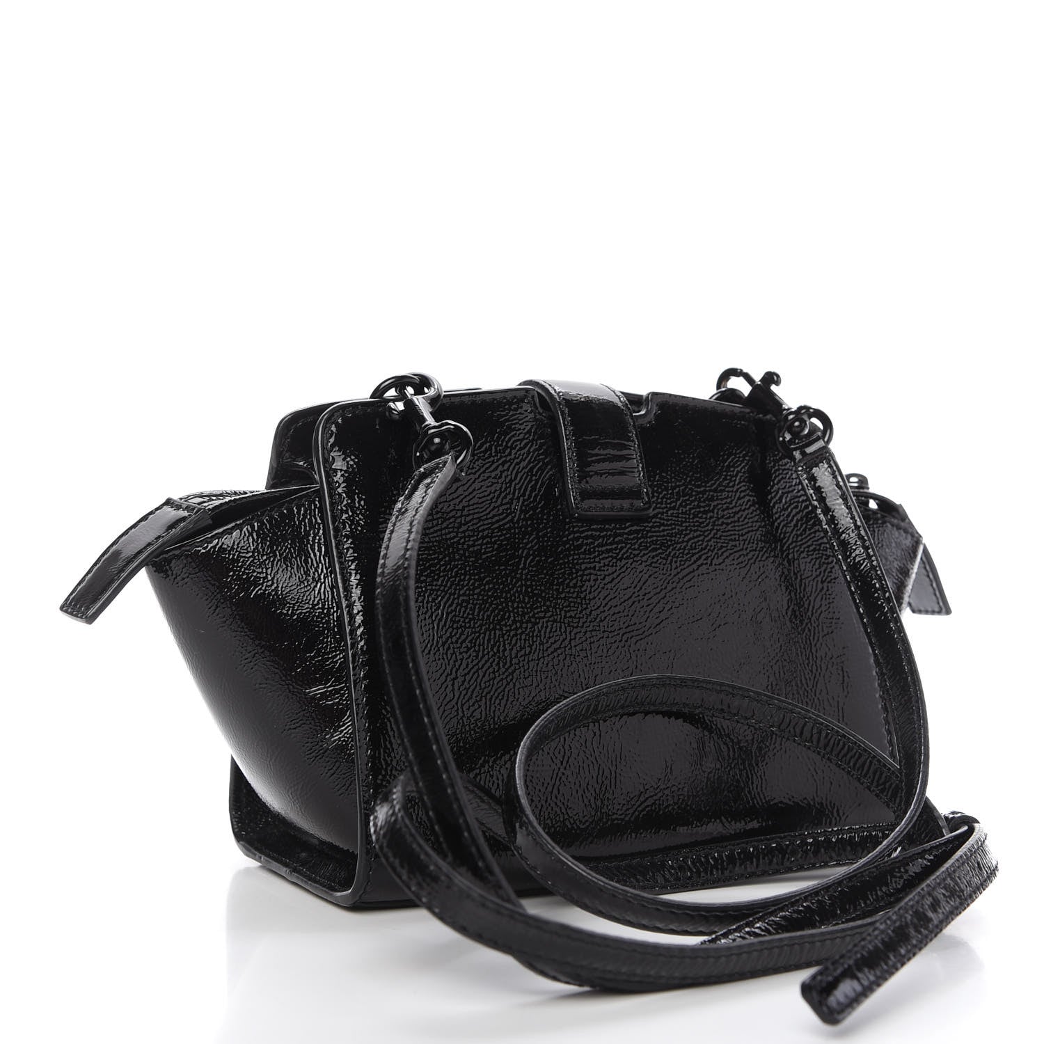 Saint Laurent Patent Monogram Toy Cabas Black 3 of 9