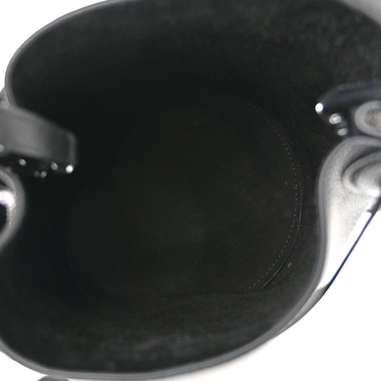 Celine Supple Grained Calfskin Nano Big Bag Bucket Black 5 of 9
