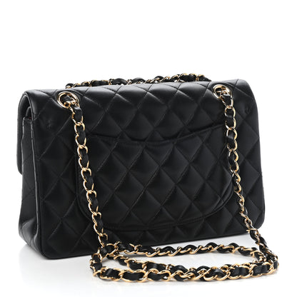 Chanel Lambskin Quilted Small Double Flap Black 2 of 8