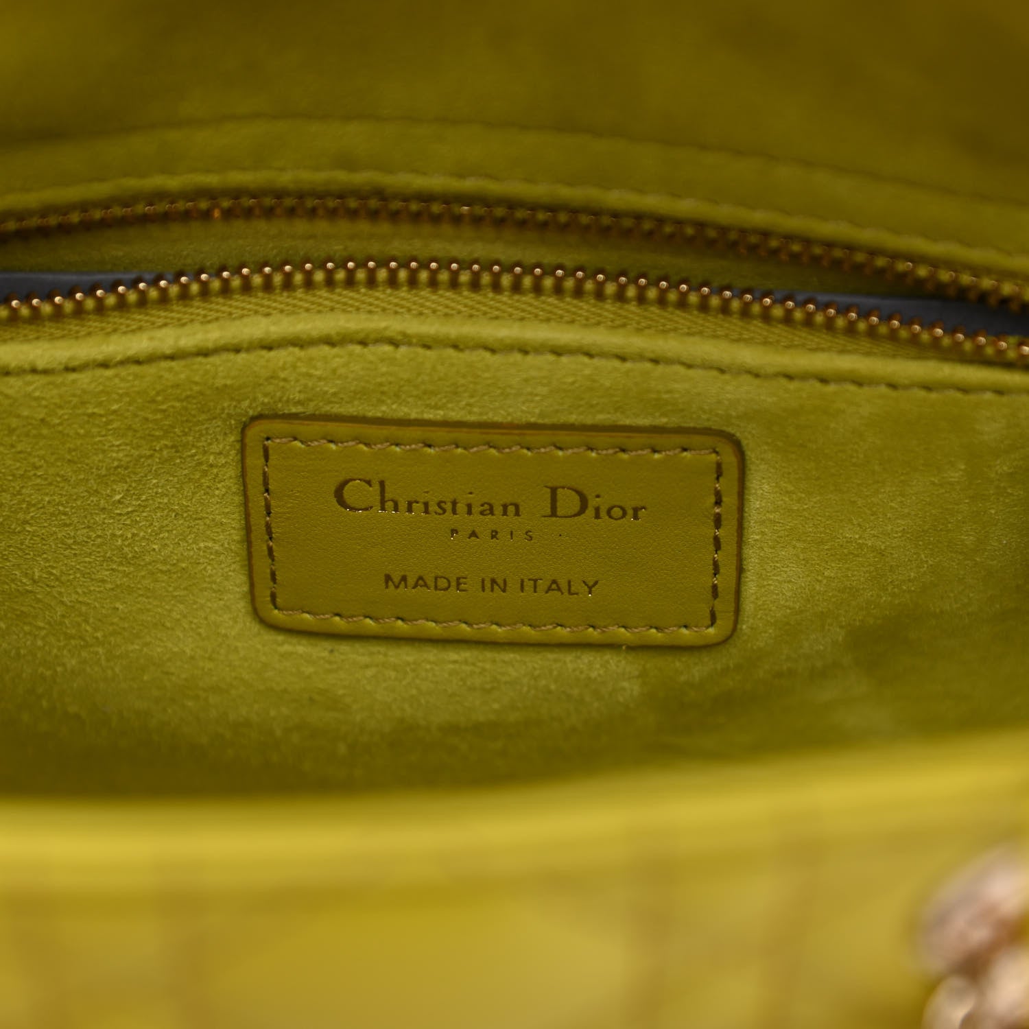 Christian Dior Lambskin Cannage Gradient Small Lady Dior Green 6 of 8