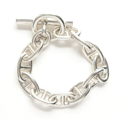 Hermes Sterling Silver Chaine d'Ancre Bracelet 5 of 5