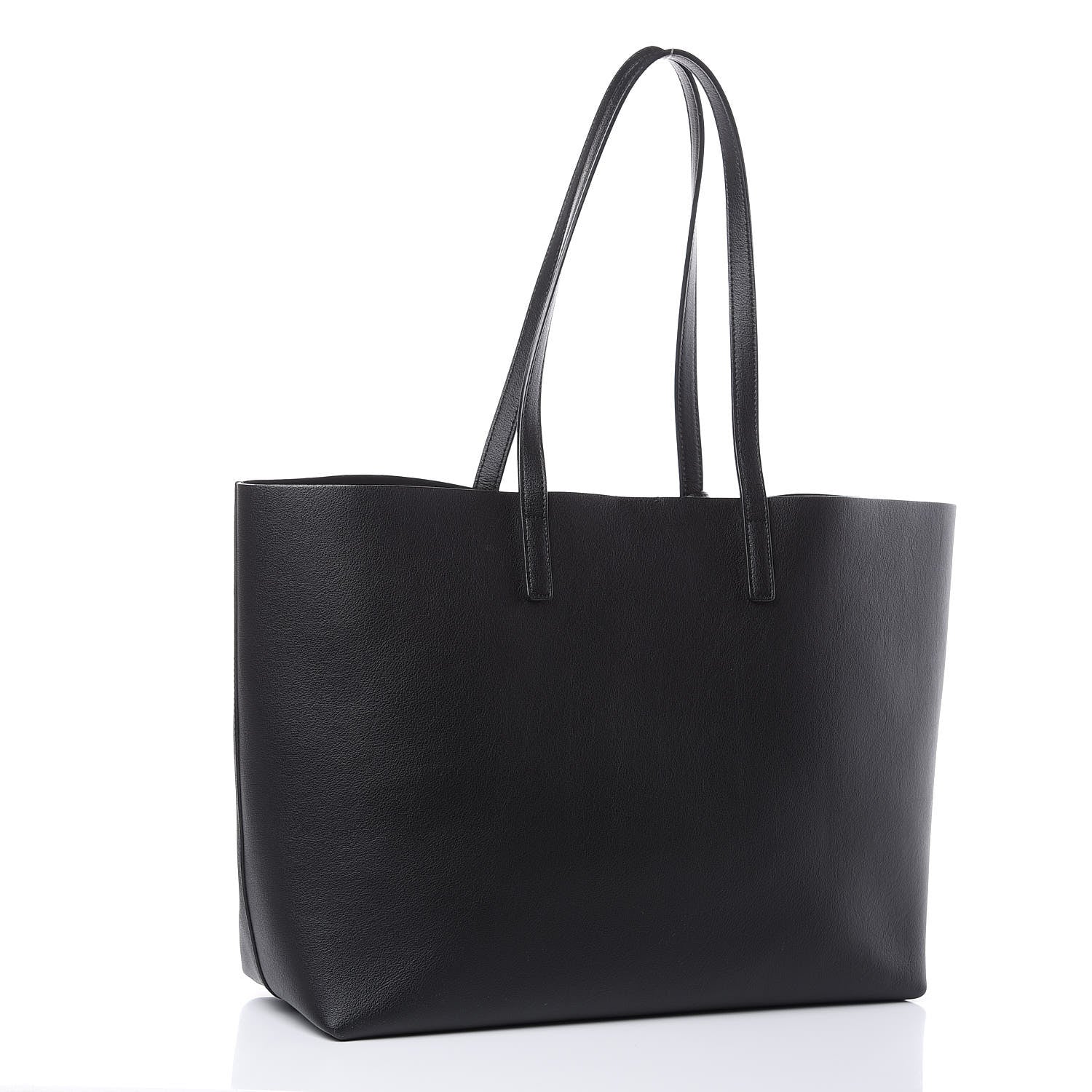 Saint Laurent Calfskin Large Shopping Tote Black 4 of 11