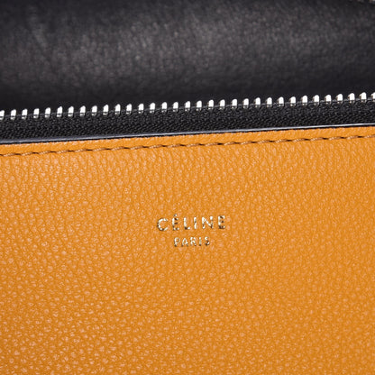 Celine Drummed Calfskin Small Edge Shoulder Bag Saffron 6 of 7