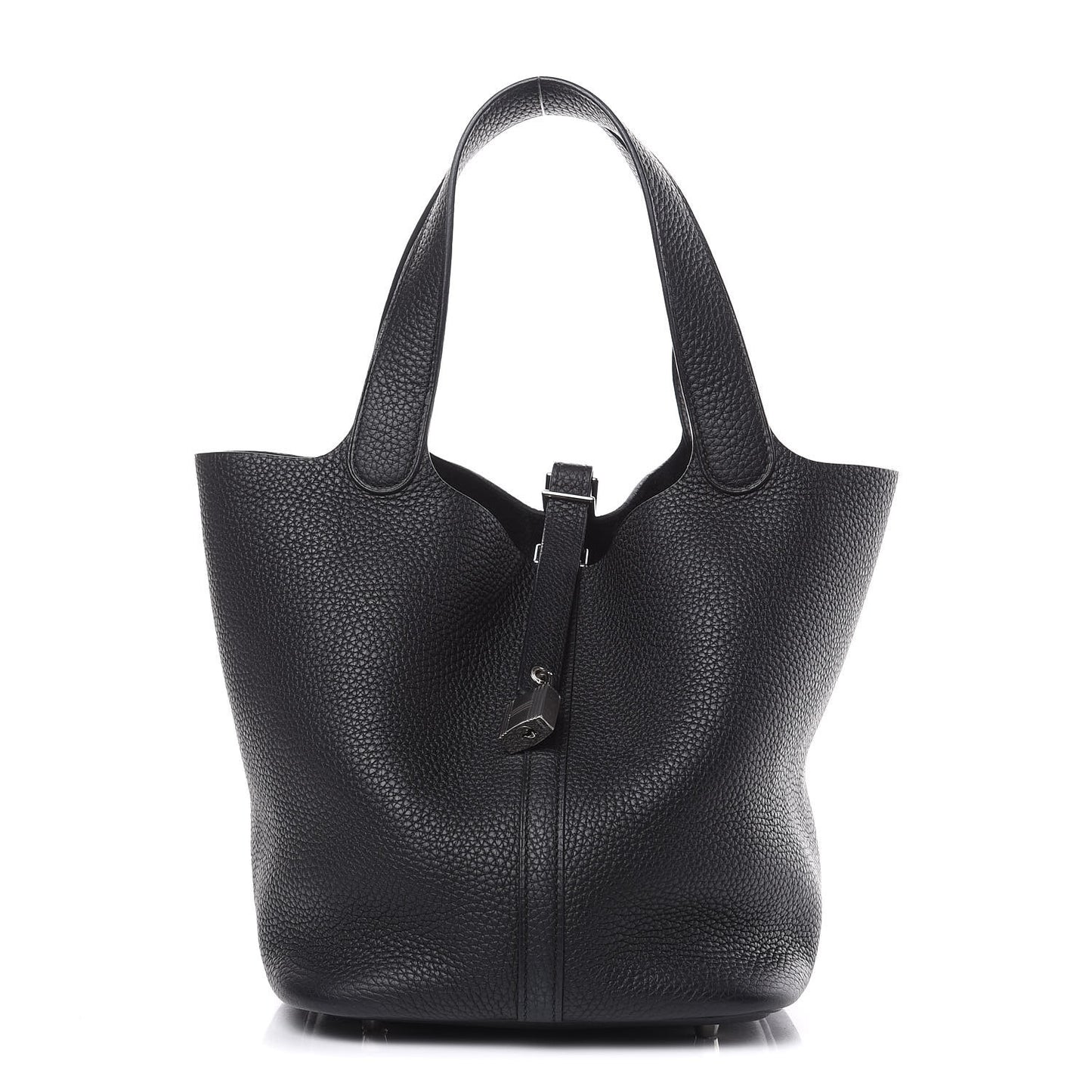 Taurillon Clemence Picotin Lock 22 MM Black