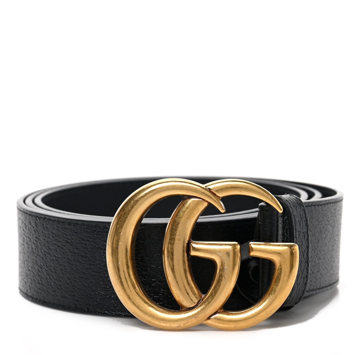 Textured Calfskin Double G 40mm Belt 115 46 Black