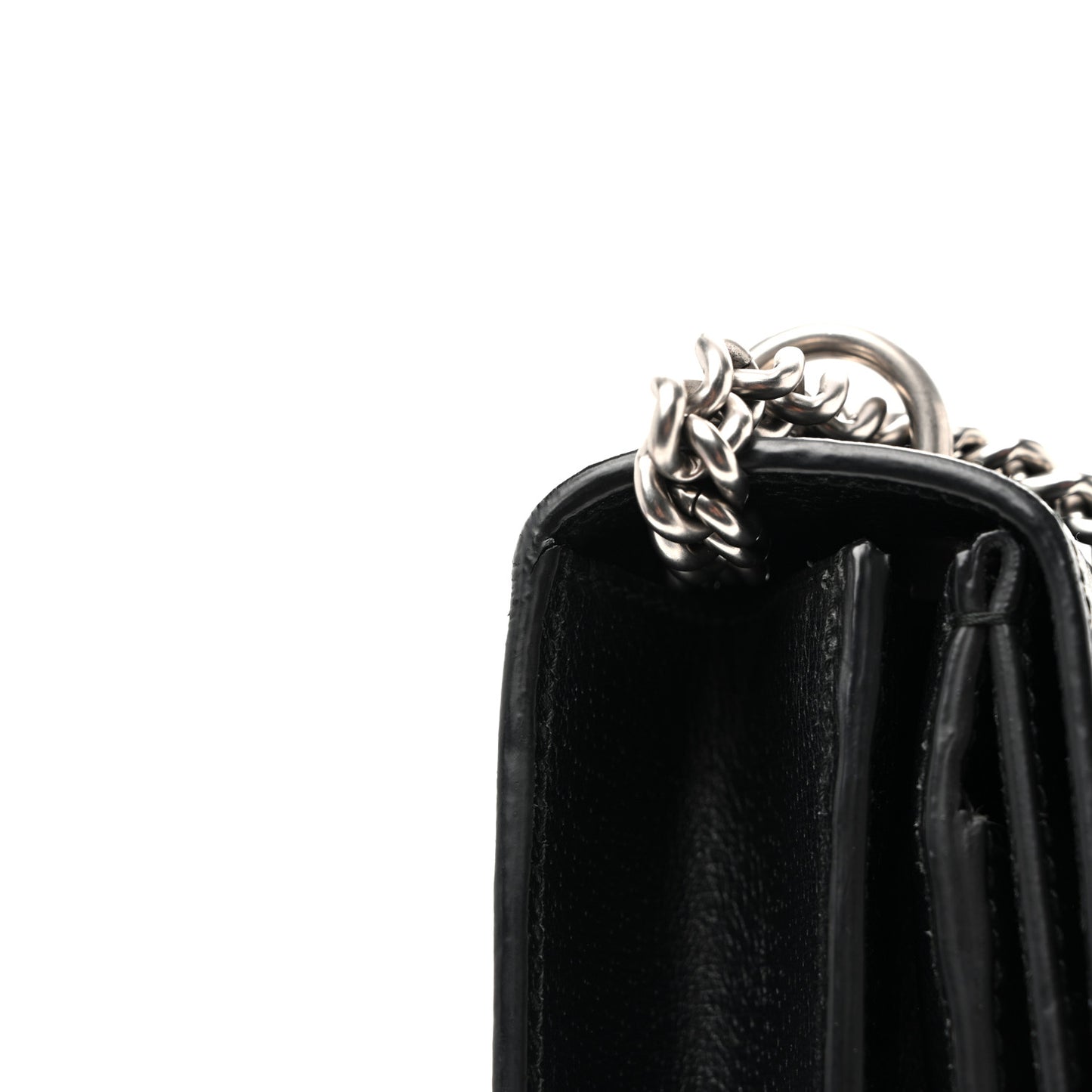 Calfskin Web Medium Dionysus Shoulder Bag Black