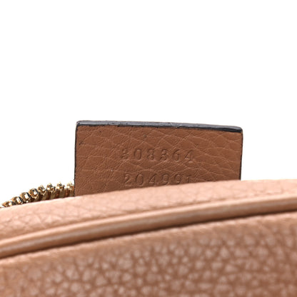 Gucci Pebbled Calfskin Small Soho Disco Bag Camelia 7 of 13