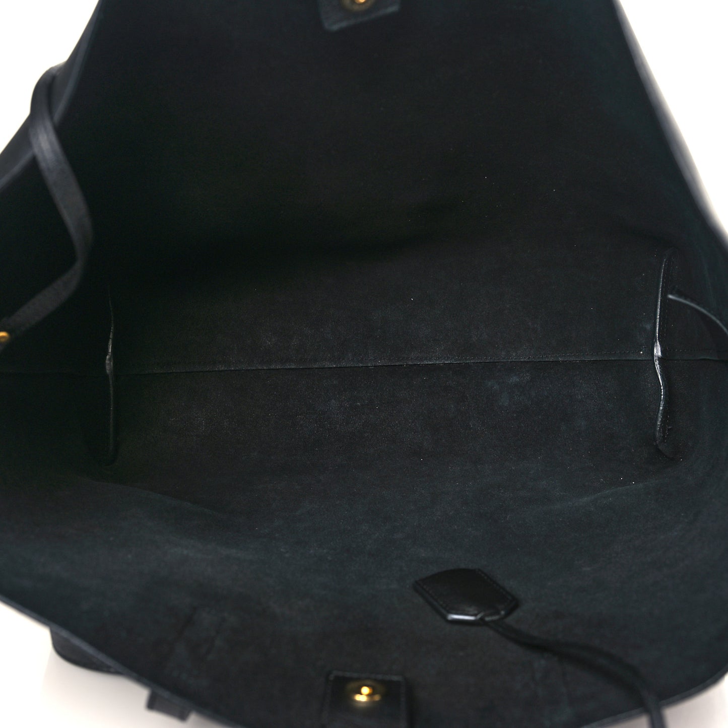 Calfskin Large Shopping Tote Black