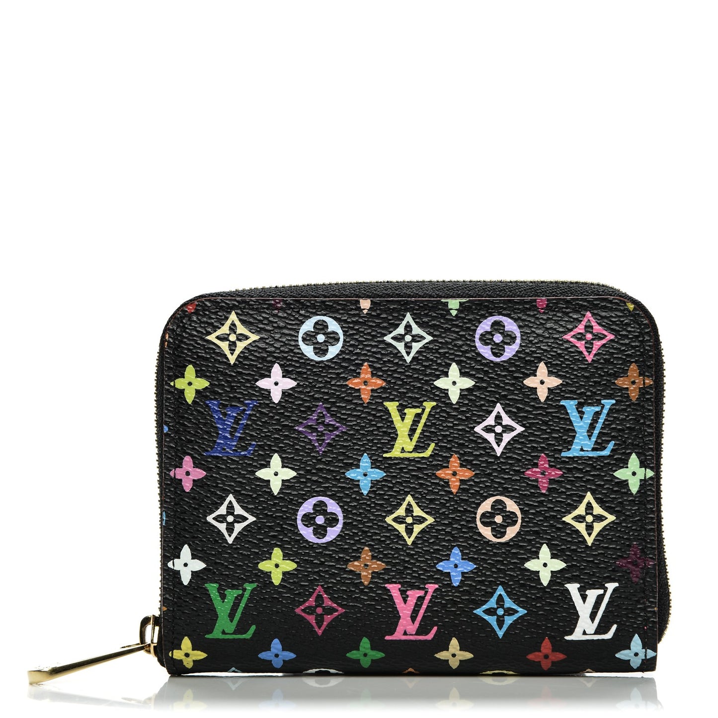 Monogram Multicolor Zippy Coin Purse Black Grenade