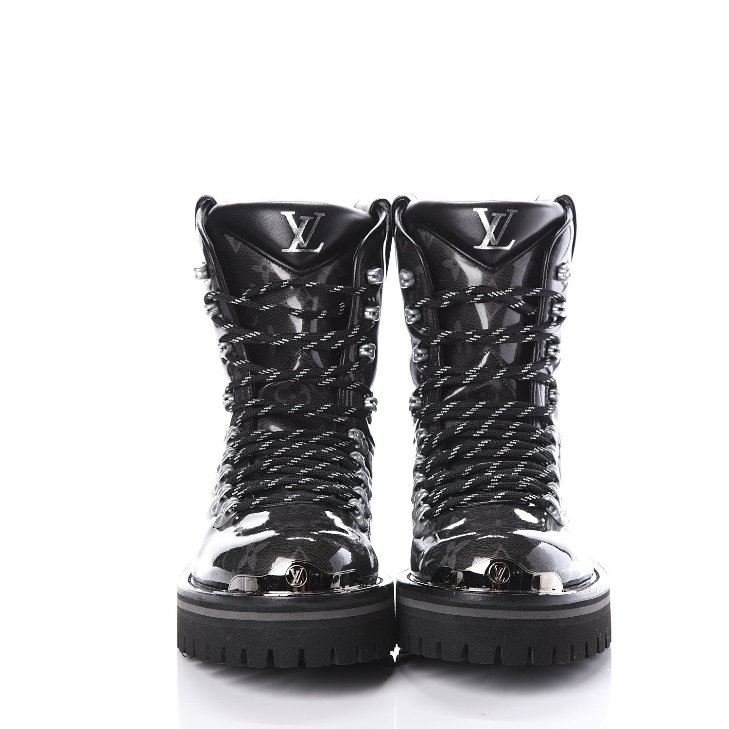 Louis Vuitton Monogram Eclipse Glaze Mens Outland Ankle Boots 5 3 of 11