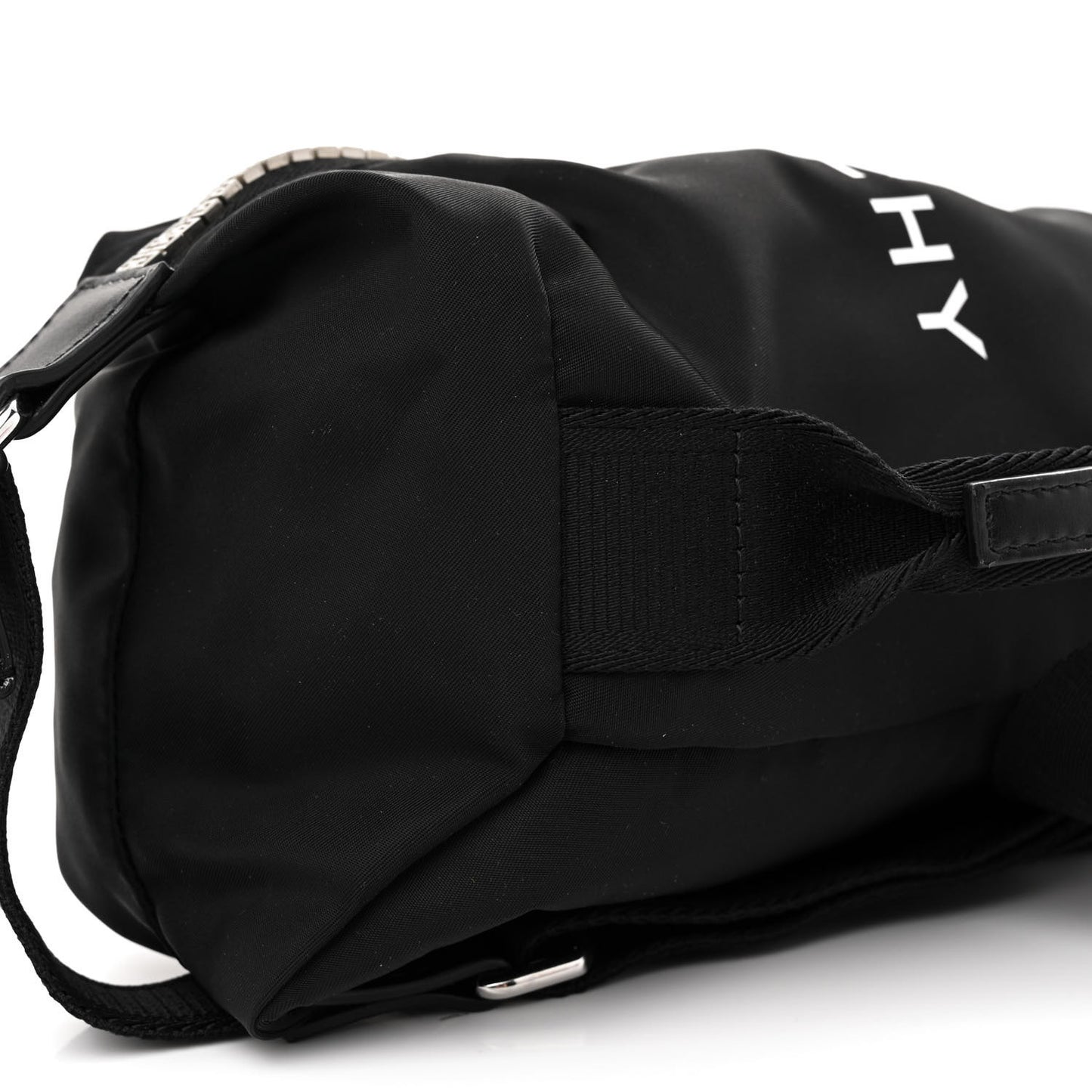 Nylon G-Zip Bum Bag Black