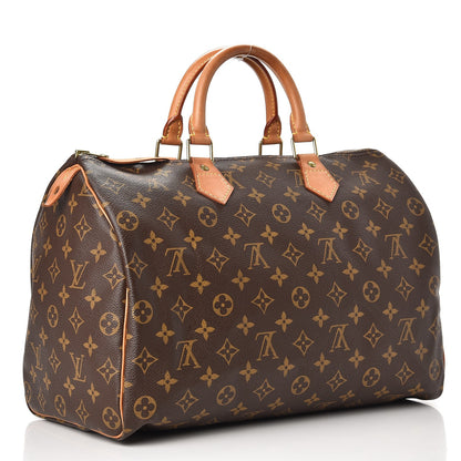 Louis Vuitton Monogram Speedy 35 3 of 9