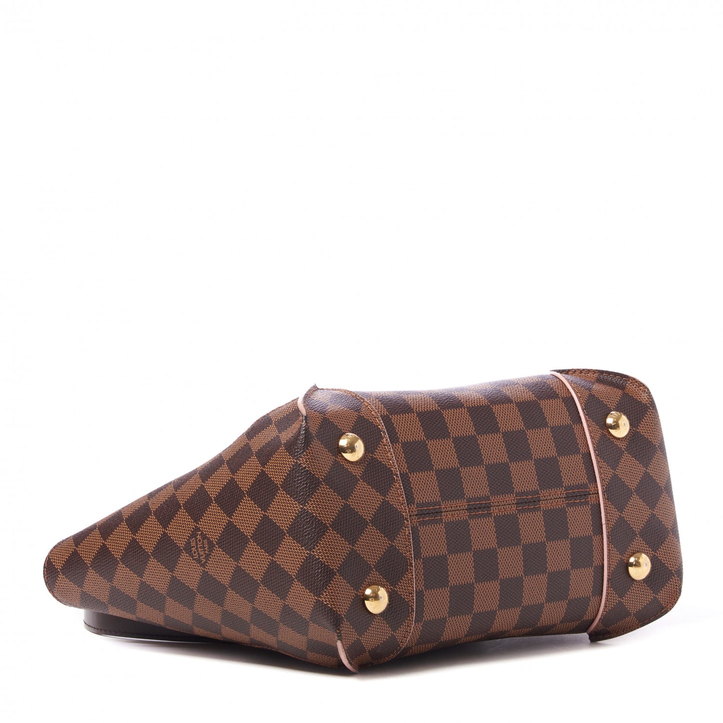 Damier Ebene Caissa Tote PM Rose Ballerine
