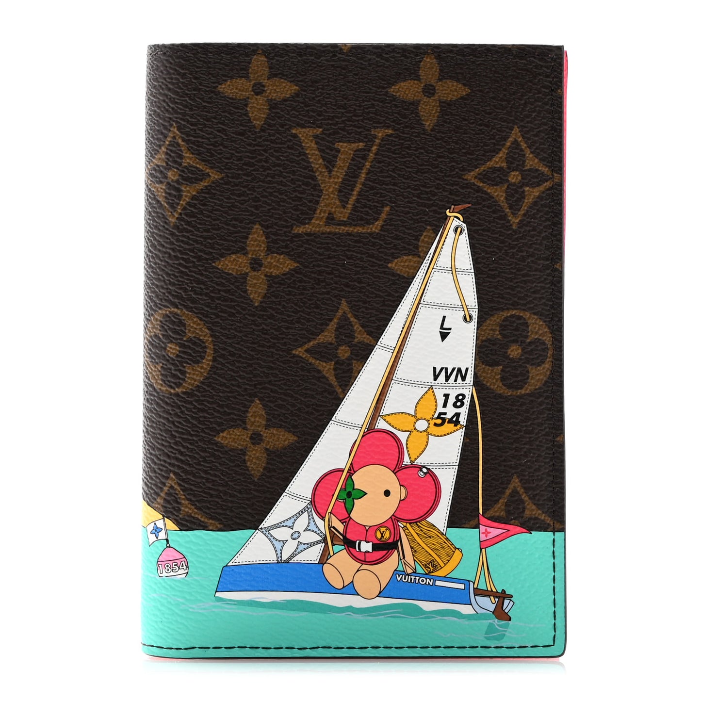 Monogram 2023 Christmas Animation Tropical Seas Passport Cover Dragon Fruit Pink