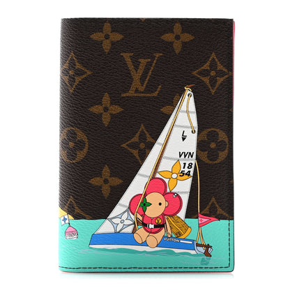 Louis Vuitton Monogram 2023 Christmas Animation Tropical Seas Passport Cover Dragon Fruit Pink 1 of 7