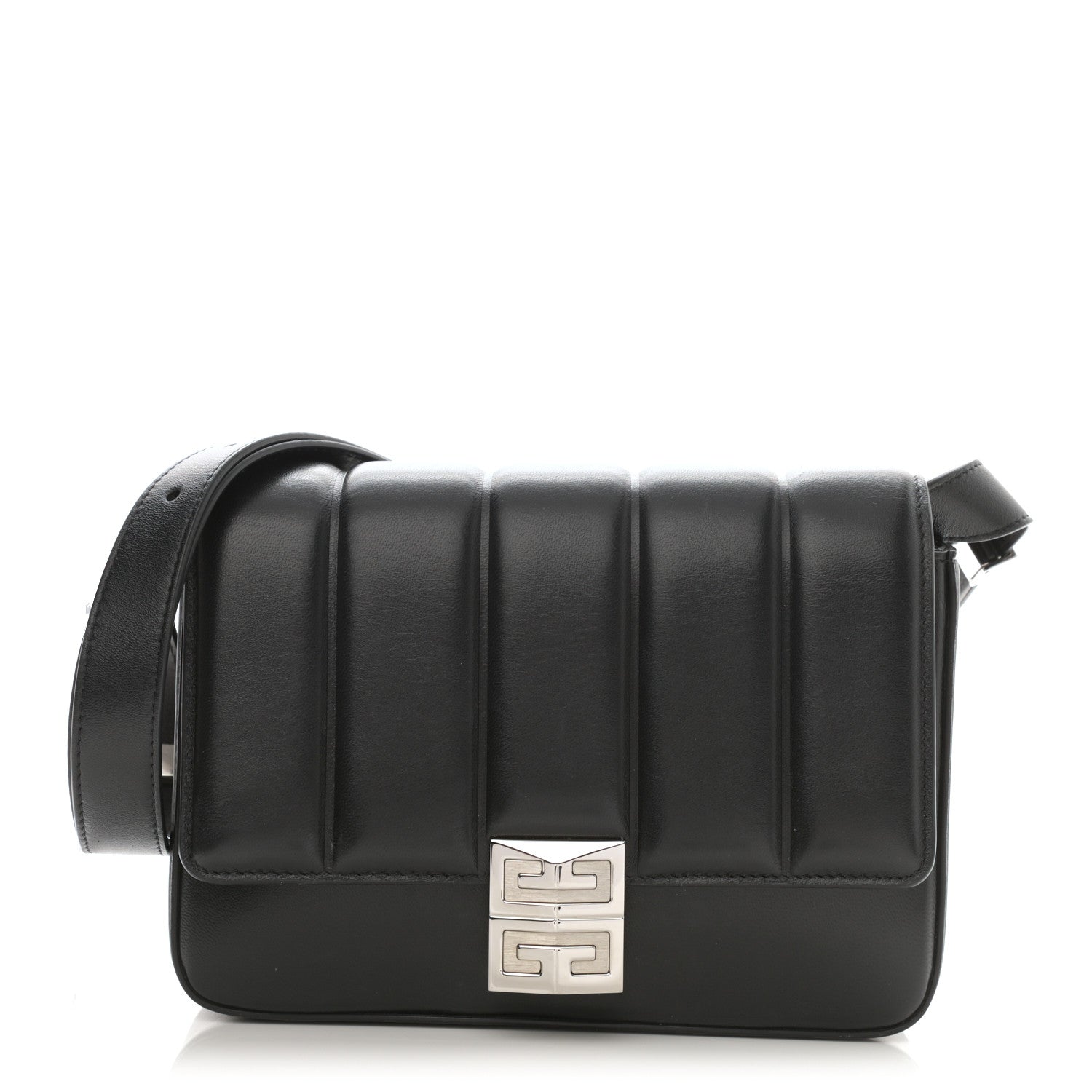 Givenchy Lambskin 4G Medium Padded Crossbody Bag Black 1 of 8