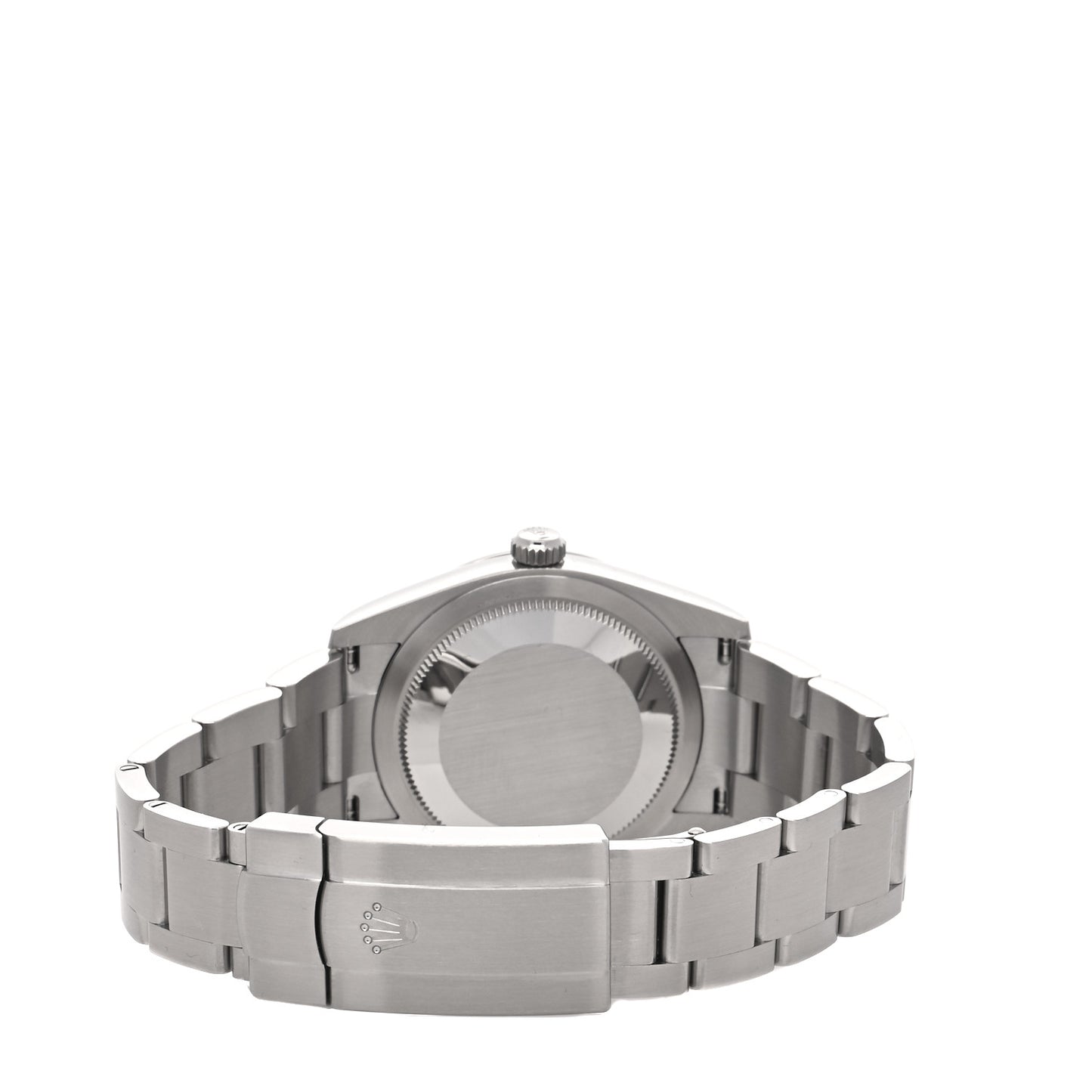 Stainless Steel 34mm Oyster Perpetual Watch Bright Blue 124200