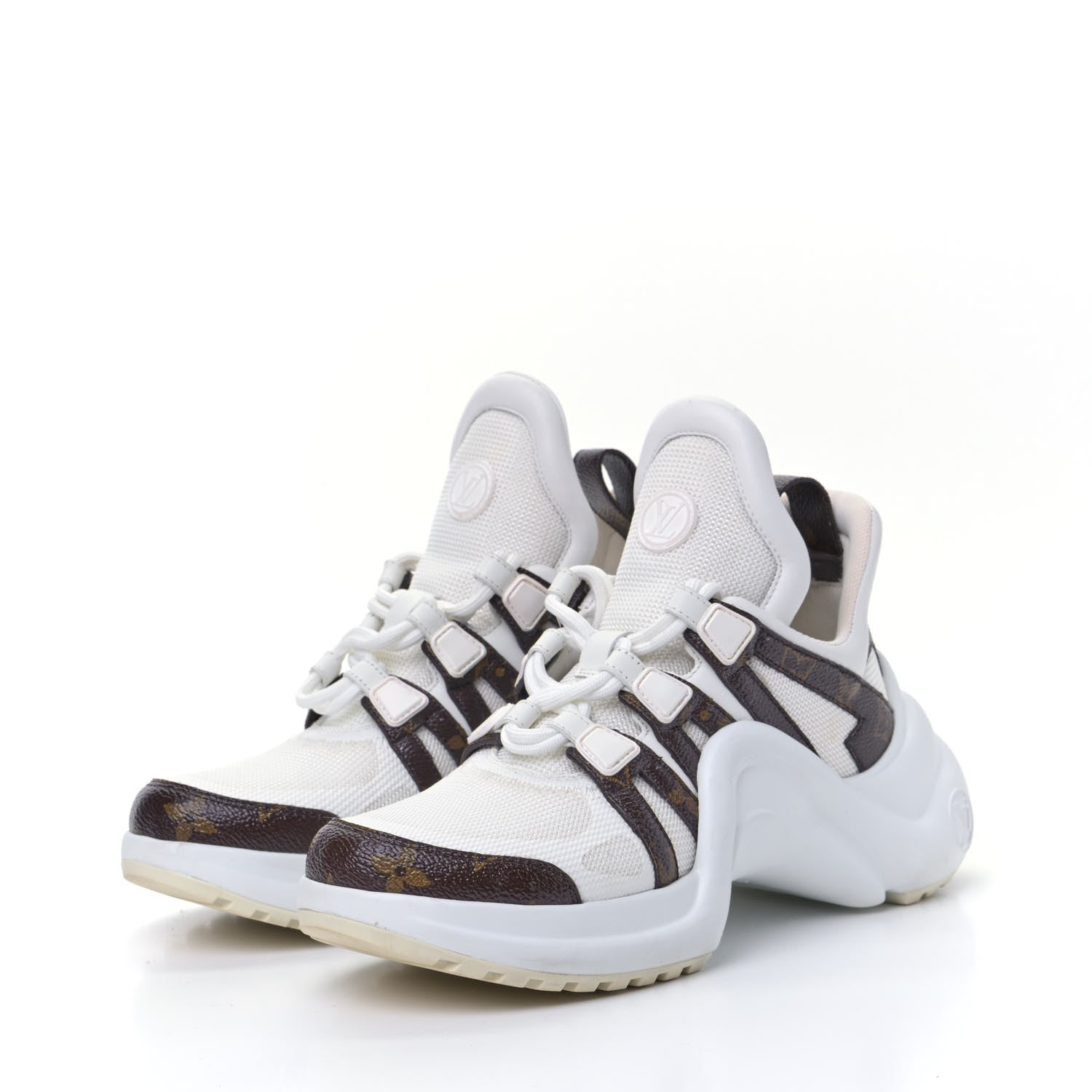 Louis Vuitton Patent Monogram LV Archlight Sneakers 36 White 2 of 11