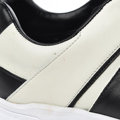Gucci Calfskin Womens Interlocking G Sneakers 39 Black White 16 of 17