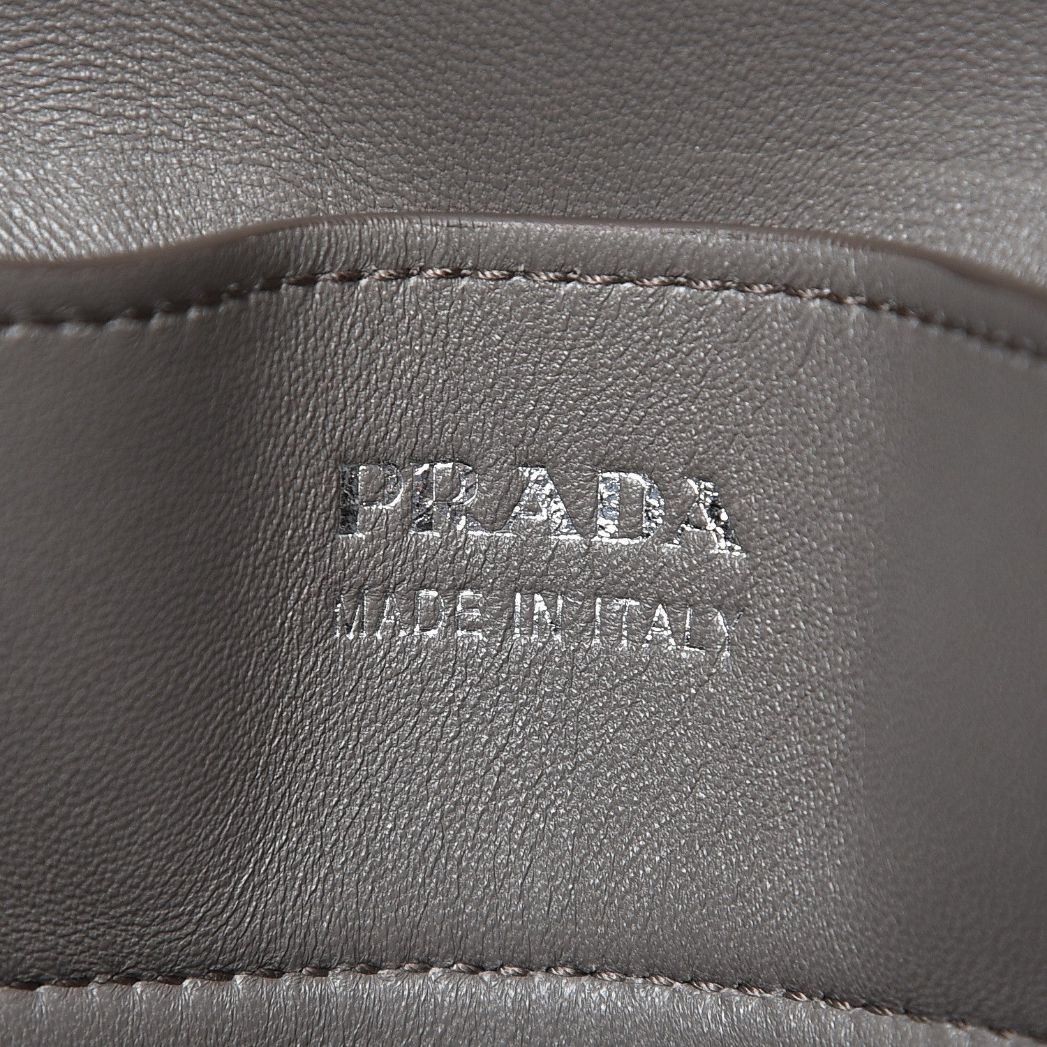 Prada Scamosciato Suede Crocodile Large Convertible Top Handle Tote Grigio 9 of 9
