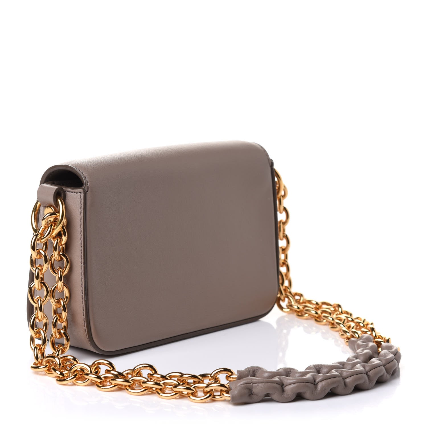 Tom Ford Calfskin Small Natalia Chain Bag Taupe 3 of 10