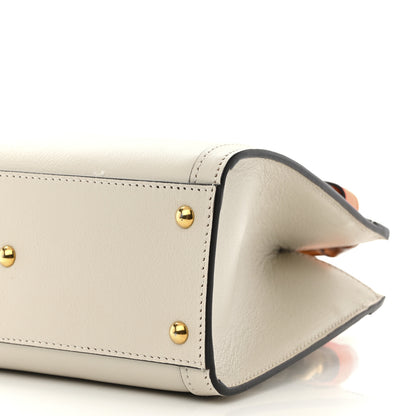 Gucci Wonka Grain Calfskin Mini Diana Tote Bag Mystic White Orange Fluo 11 of 11