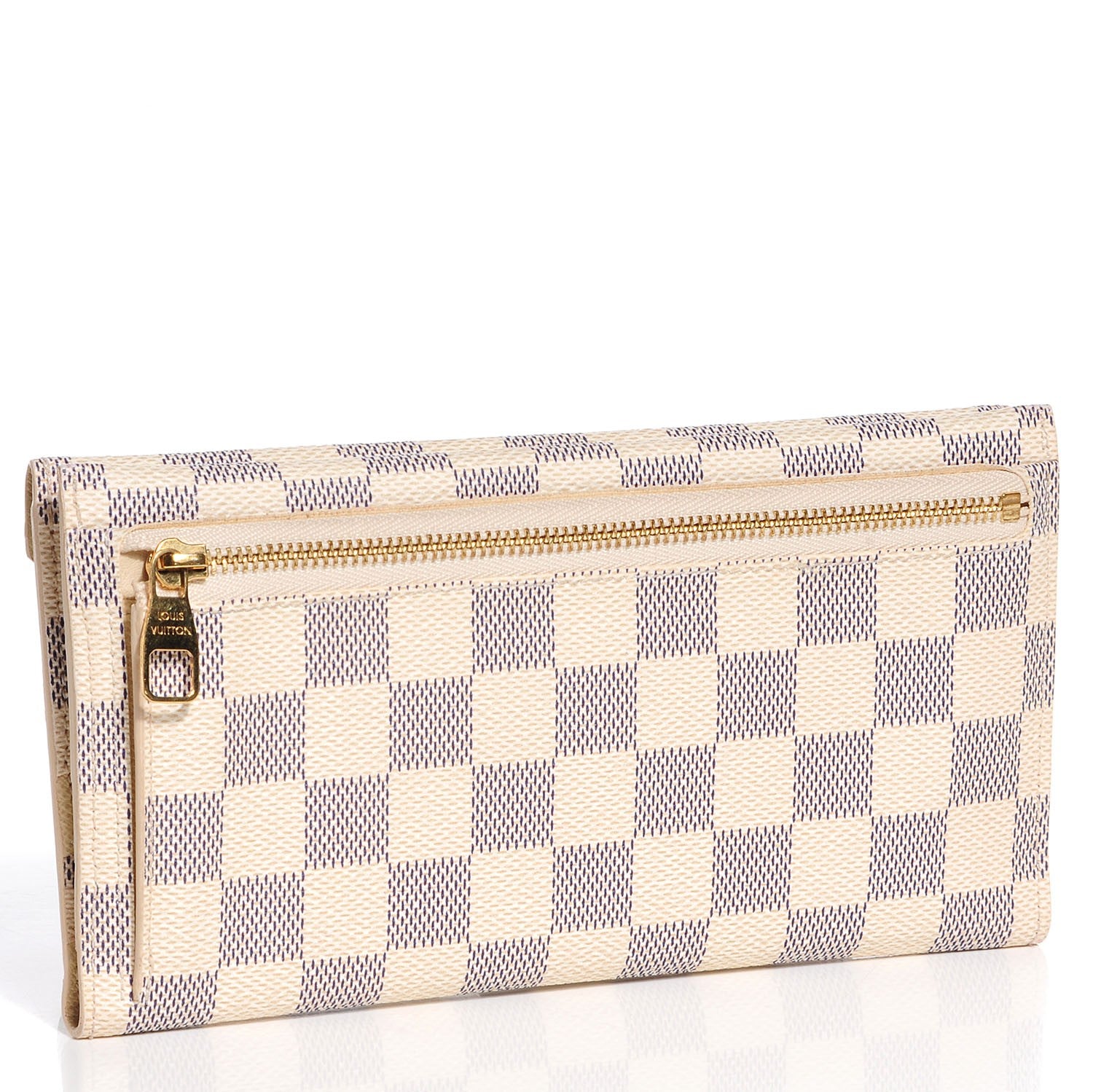 Louis Vuitton Damier Azur Long Origami Wallet 3 of 7
