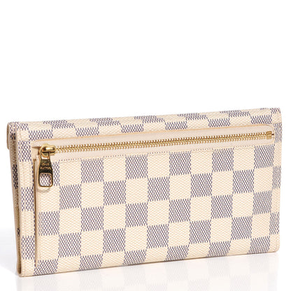 Louis Vuitton Damier Azur Long Origami Wallet 3 of 7