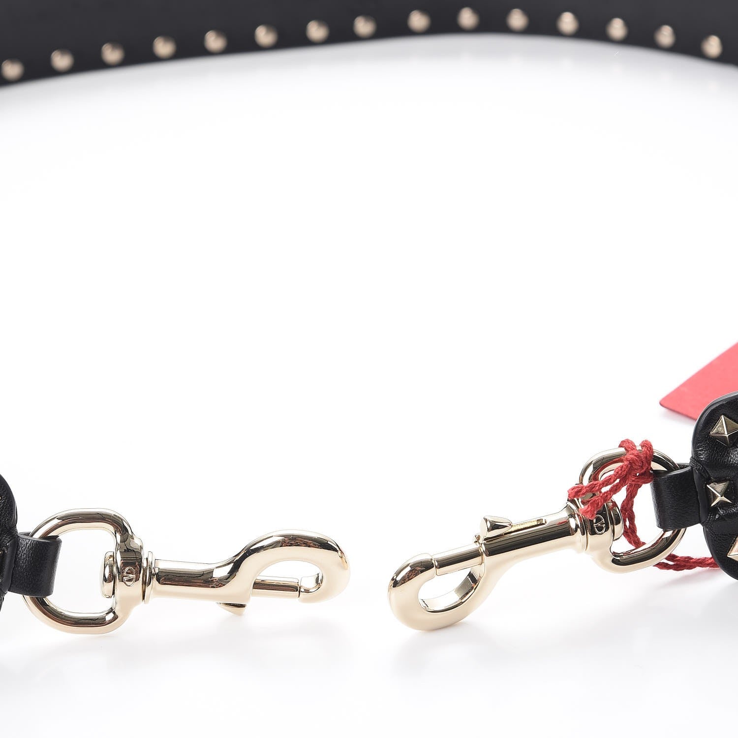 Valentino Garavani Lambskin Rockstud Spike Shoulder Strap Black 5 of 7