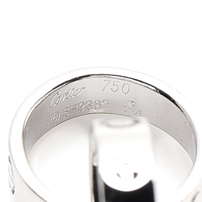 Cartier 18K White Gold Interlocking LOVE Necklace 4 of 6