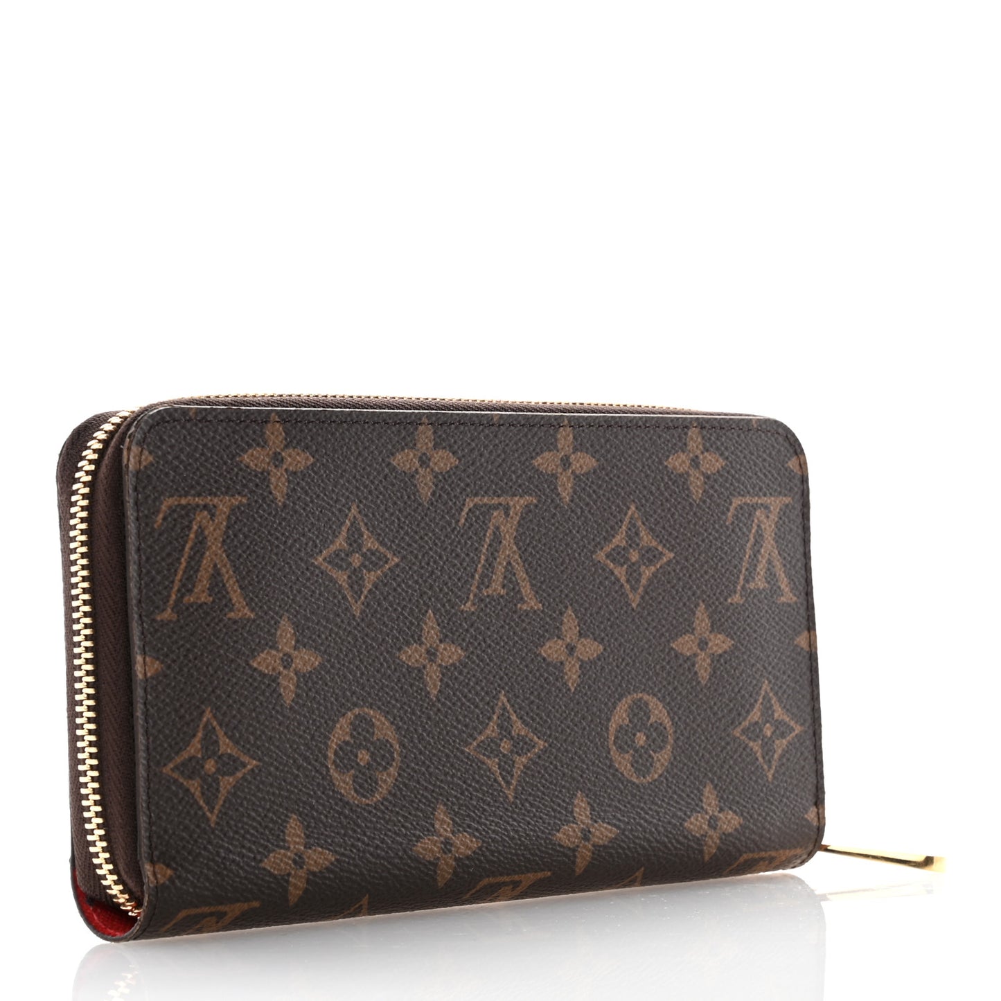 Monogram Zippy Wallet Coquelicot