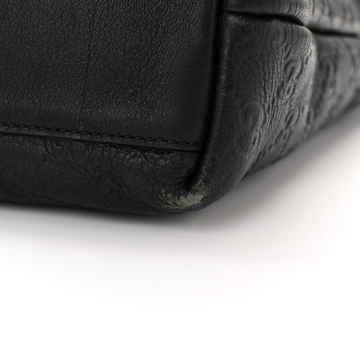 ssima Medium Zippered Shopping Tote Black