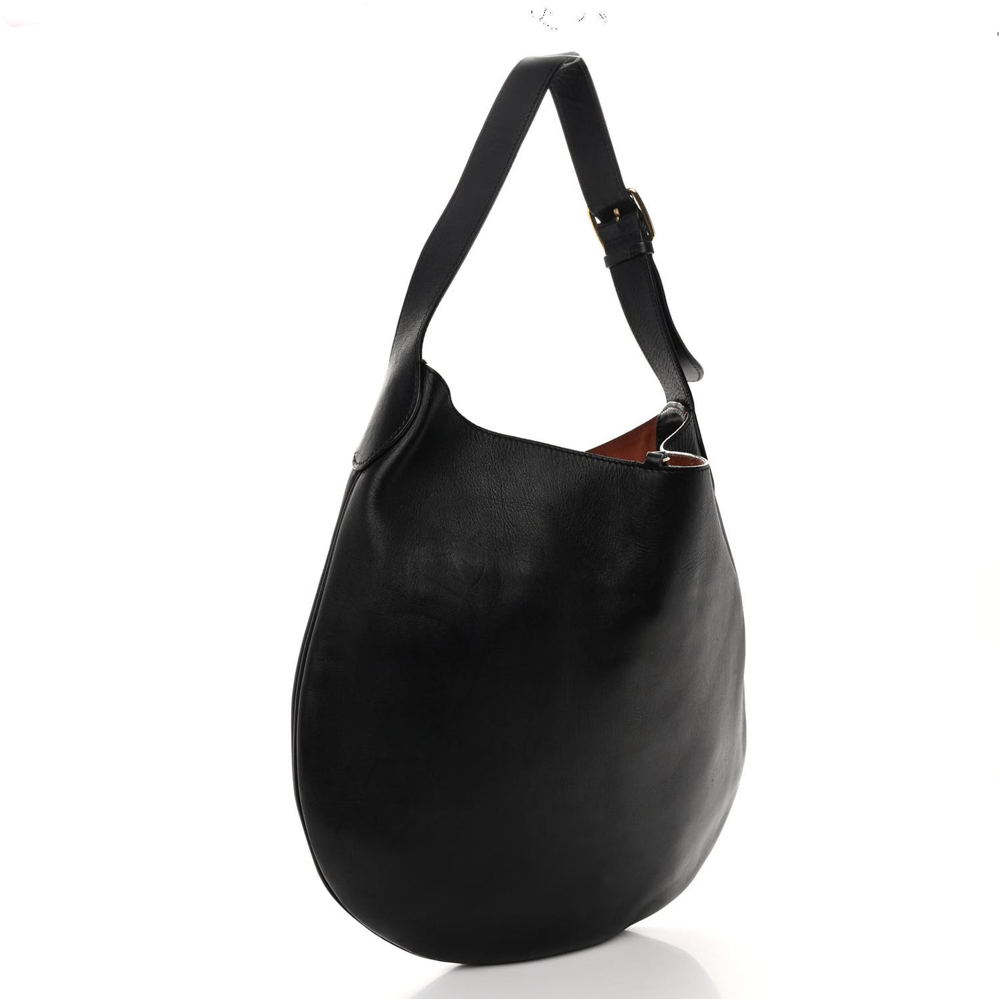Supple Calfskin Hobo Black