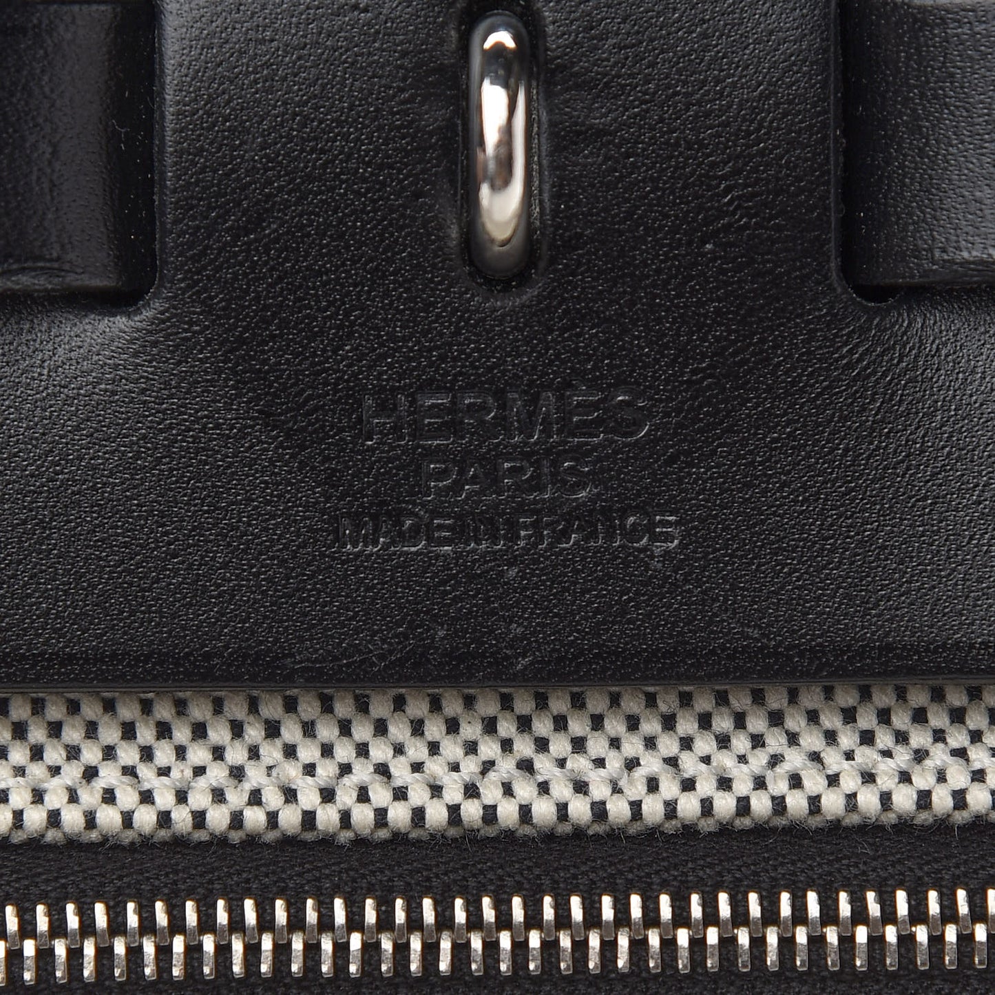 Toile H Berline Vache Hunter Herbag Zip PM 31 Black Ecru