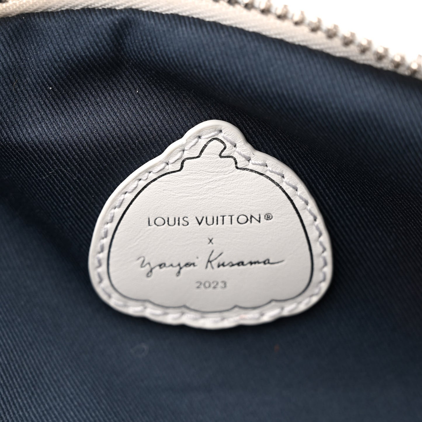 LV X YK Taurillon Monogram Psychedelic Flower BumBag White Multicolor