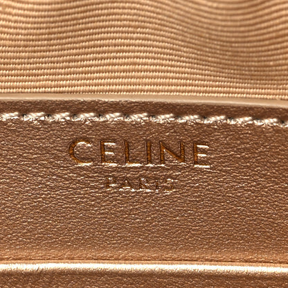 Celine Laminated Calfskin Quilted Small C Charm Bag Gold 6 of 8