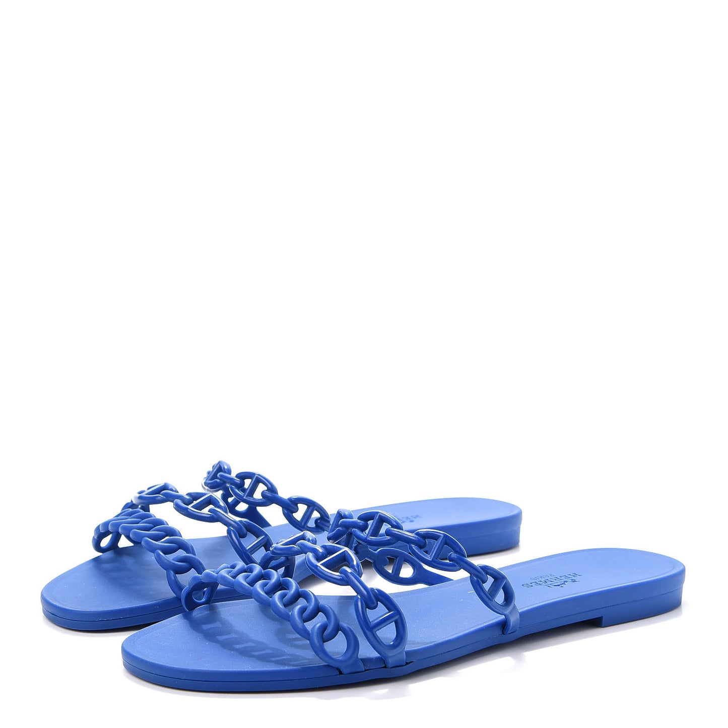 Rubber Chaine d'Ancre Rivage Sandals 37 Bleu Smalt