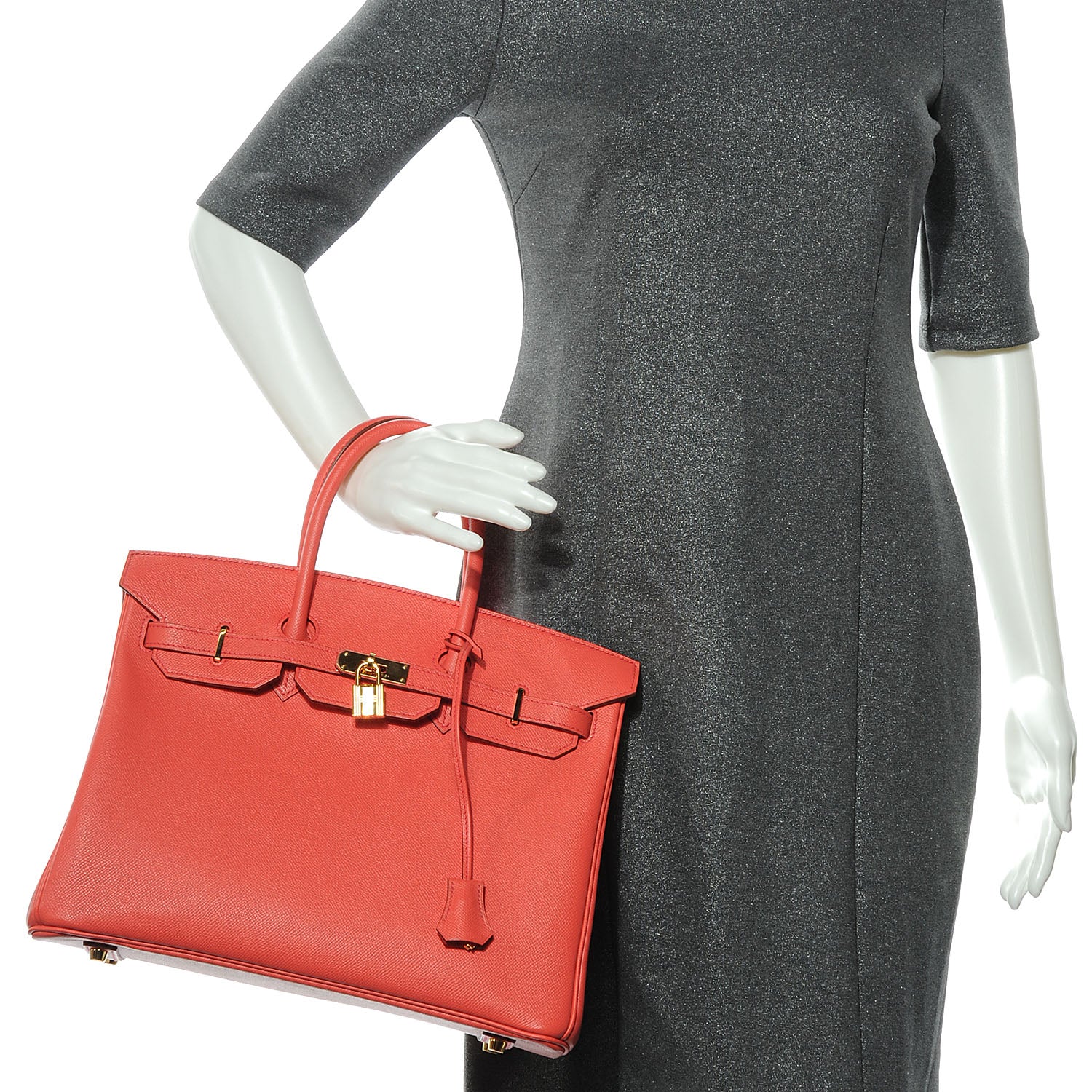 Hermes Epsom Birkin 35 Rose Jaipur 2 of 9
