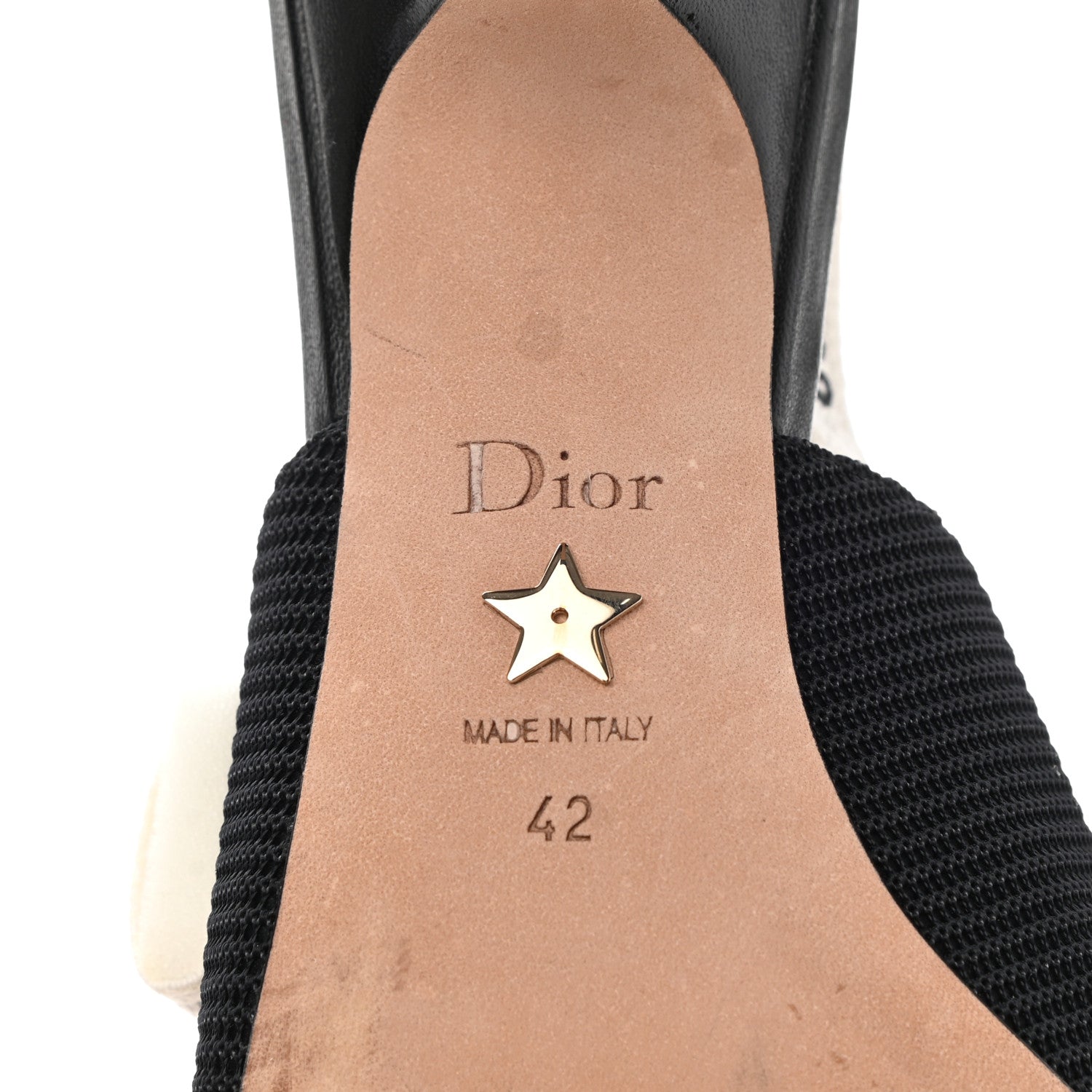 Christian Dior Technical Canvas Ribbon J Adior Slingback 65mm Pumps 42 Black 6 of 10