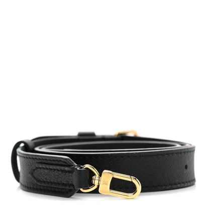 Louis Vuitton Calfskin Odeon Adjustable Shoulder Strap Black 1 of 4