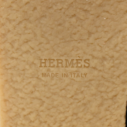 Hermes Calfskin Faustine Boots 37 Black 6 of 12