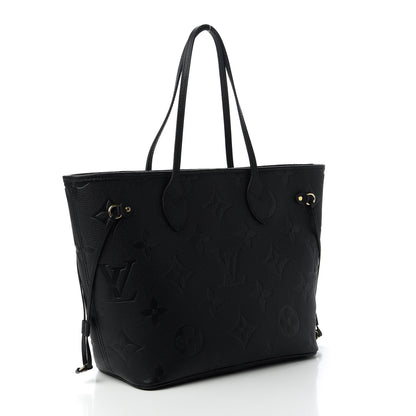 Louis Vuitton Empreinte Monogram Giant Neverfull MM Black 3 of 10